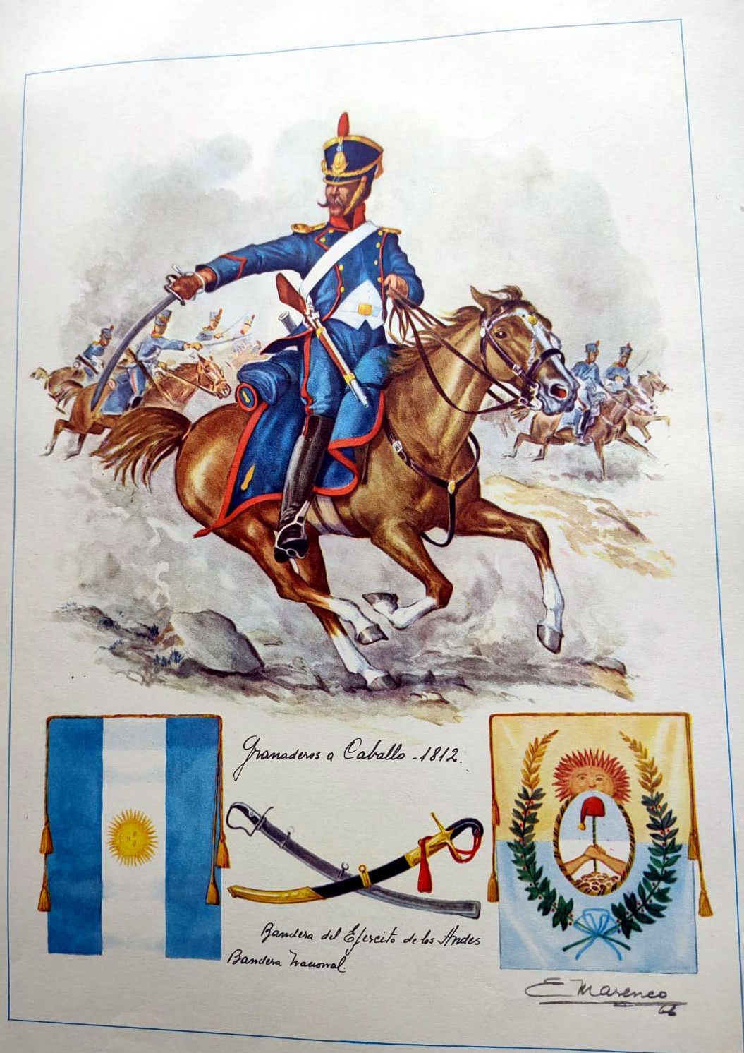Granaderos a Caballo, 1812