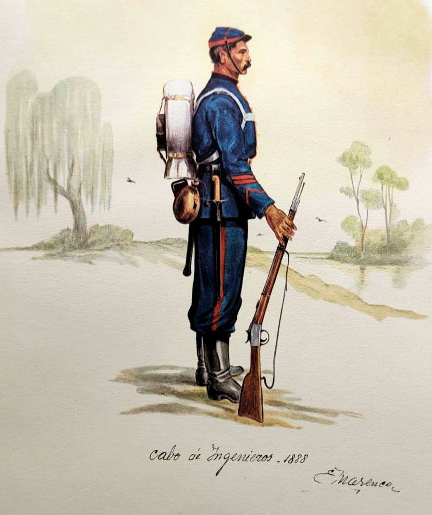 Cabo de Ingenieros, 1888