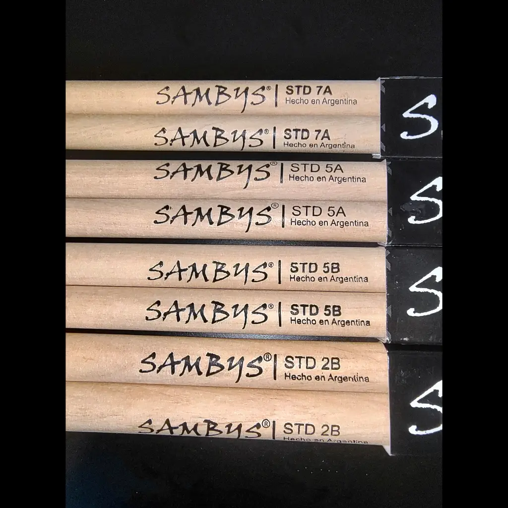 Modelos de baquetas Sambys