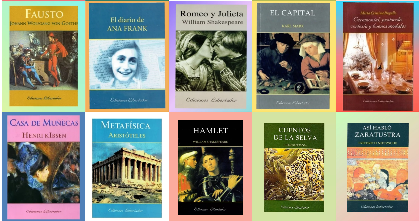 Selección de portadas de libros clásicos